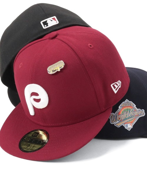 NEW ERA 59FIFTY キャップ 7 3/8 レッド/ネイビー NEW ERA ニューエラ 59FIFTY MLB On-Field ワシントン