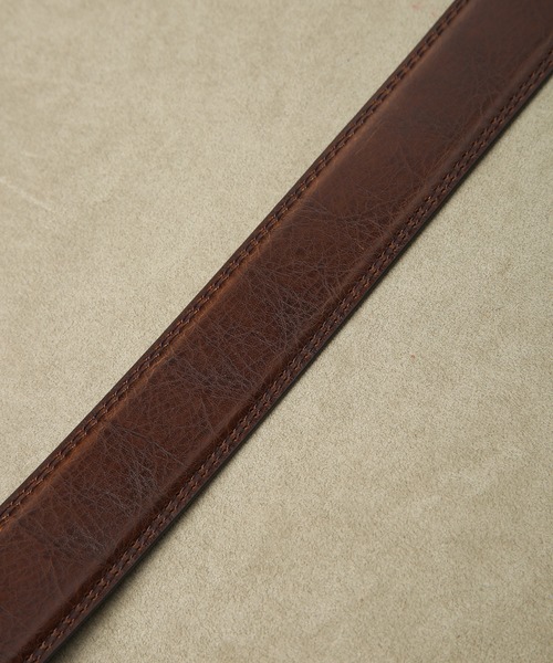 CROWDED CLOSET（クラウデッドクローゼット）の「牛床革ベルト（ベルト・メンズ・ライトブラウン/ブラック・FREE）」の9枚目の写真