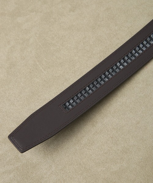 CROWDED CLOSET（クラウデッドクローゼット）の「牛床革ベルト（ベルト・メンズ・ライトブラウン/ブラック・FREE）」の11枚目の写真