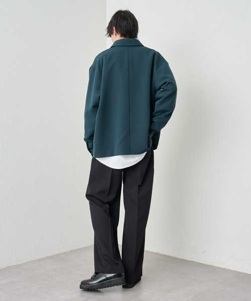 COLONY 2139（コロニートゥーワンスリーナイン）の「サステナブルストレッチイージーワイドスラックス（スラックス・メンズ・ブラック/グレイッシュベージュ/グリーン/チャコールグレー・MEDIUM/LARGE）」の10枚目の写真