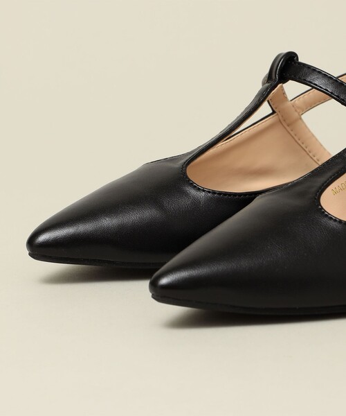 quaranciel(カランシエル)の「quaranciel: Tストラップ ポインテッド パンプス(パンプス・レディース・ブラック/ピンク/ブルー・25/45/40/30/35)」の18枚目の写真