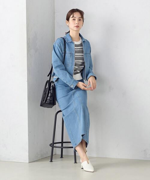 MONO COMME CA(モノコムサ)の「編み込み 2way ミニバッグ(ハンドバッグ・レディース・ブラック/オフホワイト・FREE)」の3枚目の写真