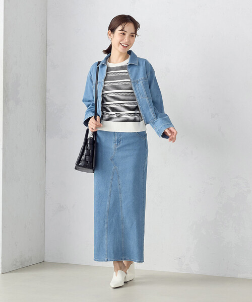 MONO COMME CA(モノコムサ)の「編み込み 2way ミニバッグ(ハンドバッグ・レディース・ブラック/オフホワイト・FREE)」の4枚目の写真