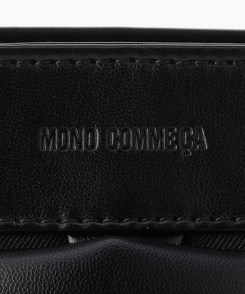 MONO COMME CA(モノコムサ)の「編み込み 2way ミニバッグ(ハンドバッグ・レディース・ブラック/オフホワイト・FREE)」の21枚目の写真