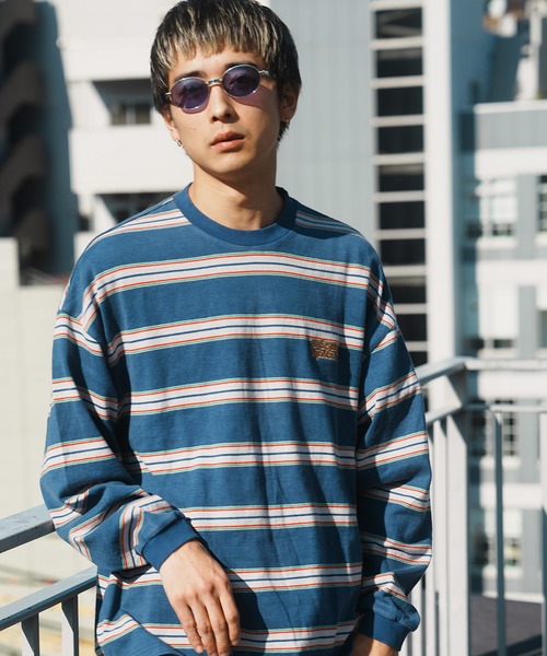 JACKROSE（ジャックローズ）の「JE-CHEMICAL BORDER LS TEE（Tシャツ/カットソー・メンズ・ネイビー/ホワイト/ブラウン・M/L）」の17枚目の写真