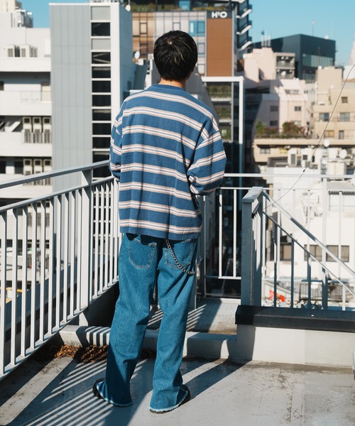 JACKROSE（ジャックローズ）の「JE-CHEMICAL BORDER LS TEE（Tシャツ/カットソー・メンズ・ネイビー/ホワイト/ブラウン・M/L）」の22枚目の写真