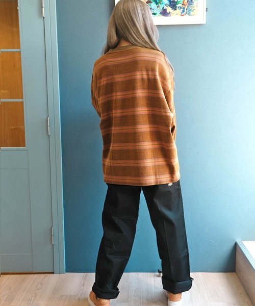 JACKROSE（ジャックローズ）の「JE-CHEMICAL BORDER LS TEE（Tシャツ/カットソー・メンズ・ネイビー/ホワイト/ブラウン・M/L）」の14枚目の写真