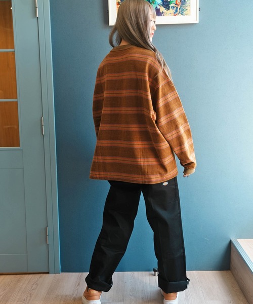 JACKROSE（ジャックローズ）の「JE-CHEMICAL BORDER LS TEE（Tシャツ/カットソー・メンズ・ネイビー/ホワイト/ブラウン・M/L）」の18枚目の写真