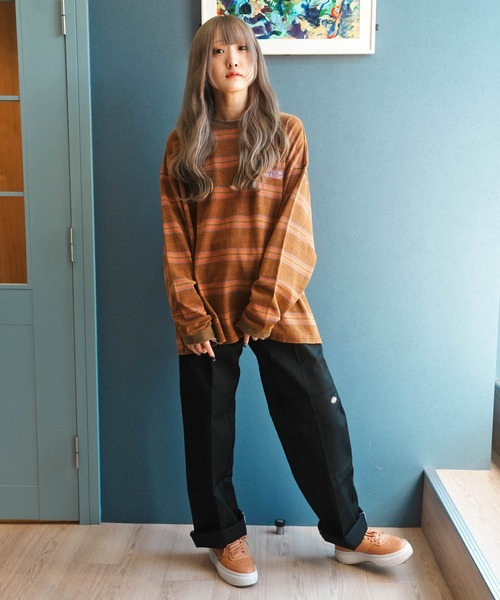 JACKROSE（ジャックローズ）の「JE-CHEMICAL BORDER LS TEE（Tシャツ/カットソー・メンズ・ネイビー/ホワイト/ブラウン・M/L）」の12枚目の写真