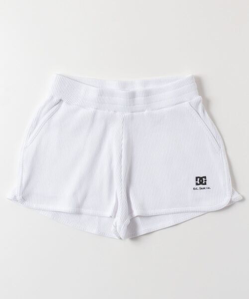 DC（ディーシー）の「DC/ディーシー リブ素材ショーツ セットアップ対応 ワンポイント 刺繍ロゴ テレコリブ素材 LWS242301（スウェットパンツ・レディース・ブラック/グレー/ホワイト・M/S）」の22枚目の写真