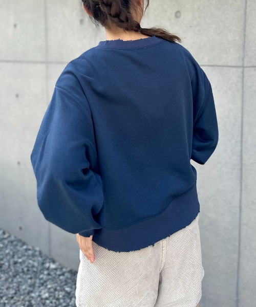 【AYUITE 】アユイテ　ビンテージ加工　スウェットジャケット　ムラ染め　M AYUITE 】アユイテ ビンテージ加工 スウェットジャケット ムラ