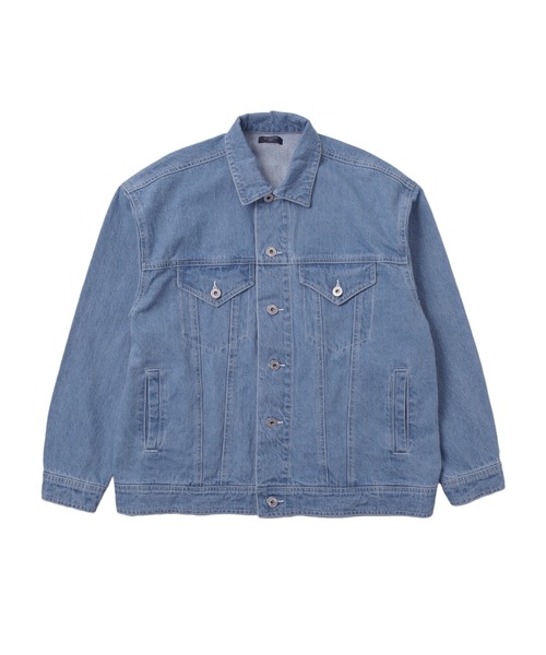 GLAZOS（グラソス）の「デニム・Gジャン（ブルゾン・キッズ・サックスブルー/インディゴブルー・170cm/160cm/150cm/140cm）」の14枚目の写真