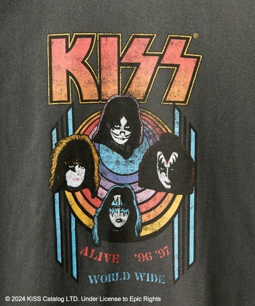 GOOD ROCK SPEED/グッドロックスピード] 別注 KISS ロックプリントT