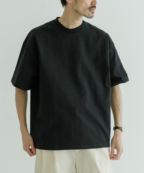 URBAN RESEARCH(アーバンリサーチ)の「『接触冷感』ヘビールーズクールTシャツ(Tシャツ/カットソー・メンズ・ブラック/ホワイト/グリーン/ブラウン系その他/レッド系その他・MEDIUM/LARGE/X-LARGE)」の9枚目の写真