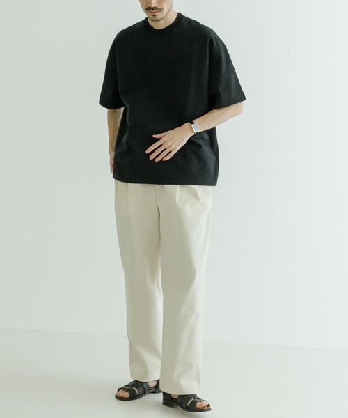 URBAN RESEARCH(アーバンリサーチ)の「『接触冷感』ヘビールーズクールTシャツ(Tシャツ/カットソー・メンズ・ブラック/ホワイト/グリーン/ブラウン系その他/レッド系その他・MEDIUM/LARGE/X-LARGE)」の8枚目の写真