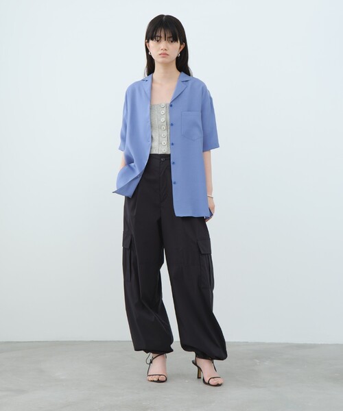 CODE A（コードエー）の「lame knit bustier（ニット/セーター
