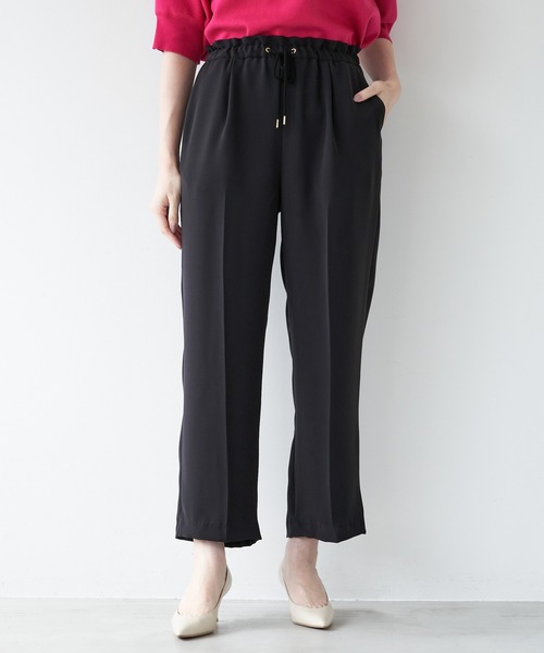 MICA＆DEAL　カーブタックワイドパンツ