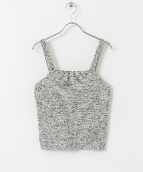 FORK&SPOON（フォークアンドスプーン）の「FORK&SPOON　ミックスヤーンニットビスチェ（ニット/セーター・レディース・ネイビー/ベージュ・1）」の11枚目の写真