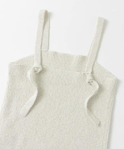 FORK&SPOON（フォークアンドスプーン）の「FORK&SPOON　ミックスヤーンニットビスチェ（ニット/セーター・レディース・ネイビー/ベージュ・1）」の17枚目の写真