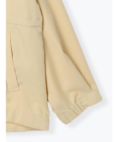 Samansa Mos2 blue（サマンサモスモスブルー）の「【イージーケア】ウエストドロストブルゾン（ブルゾン・レディース・イエロー/ライトベージュ/ブラック・F）」の9枚目の写真