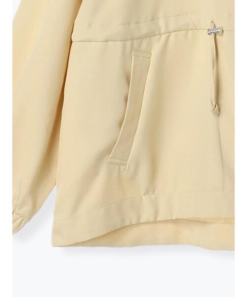 Samansa Mos2 blue（サマンサモスモスブルー）の「【イージーケア】ウエストドロストブルゾン（ブルゾン・レディース・イエロー/ライトベージュ/ブラック・F）」の10枚目の写真