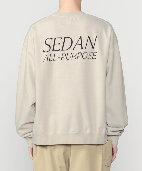 SEDAN ALL-PURPOSE(セダンオールパーパス)の「SEDAN ALL-PURPOSE | ロゴ スウェット MEN(スウェット・メンズ・カーキ系1/ライトグレー・XL/L/M)」の14枚目の写真