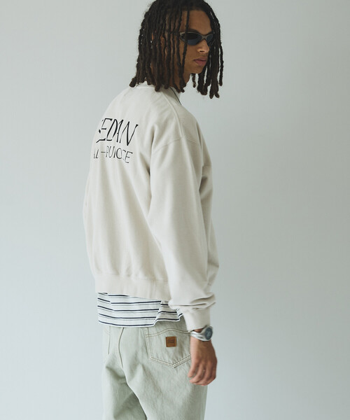 SEDAN ALL-PURPOSE(セダンオールパーパス)の「SEDAN ALL-PURPOSE | ロゴ スウェット MEN(スウェット・メンズ・カーキ系1/ライトグレー・XL/L/M)」の17枚目の写真