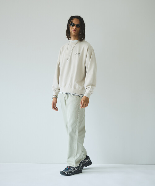 SEDAN ALL-PURPOSE(セダンオールパーパス)の「SEDAN ALL-PURPOSE | ロゴ スウェット MEN(スウェット・メンズ・カーキ系1/ライトグレー・XL/L/M)」の19枚目の写真