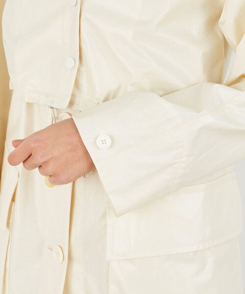 DES PRES（デ・プレ）の「ライトエクリュコーティング レイヤードコート（その他アウター・レディース・ホワイト・FREE）」の8枚目の写真