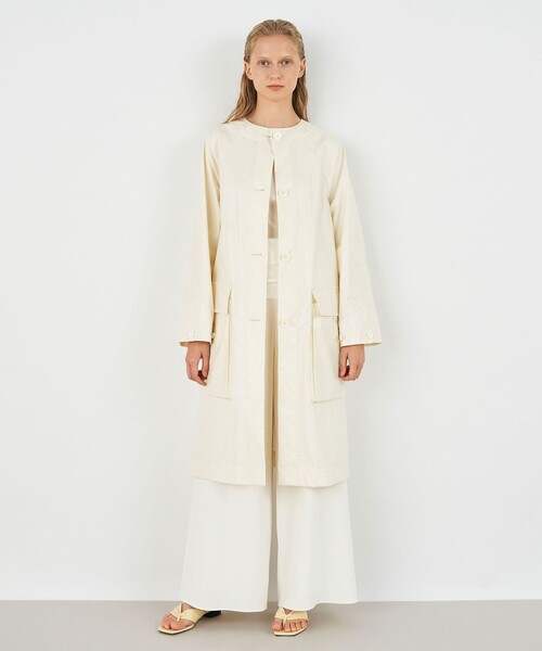 DES PRES（デ・プレ）の「ライトエクリュコーティング レイヤードコート（その他アウター・レディース・ホワイト・FREE）」の12枚目の写真