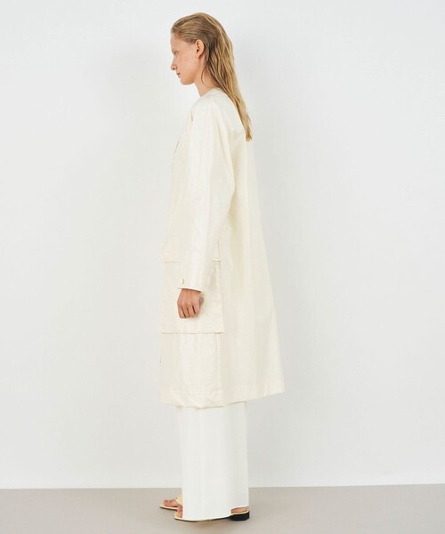 DES PRES（デ・プレ）の「ライトエクリュコーティング レイヤードコート（その他アウター・レディース・ホワイト・FREE）」の13枚目の写真