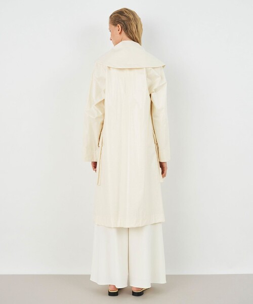 DES PRES（デ・プレ）の「ライトエクリュコーティング レイヤードコート（その他アウター・レディース・ホワイト・FREE）」の20枚目の写真