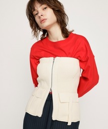 SLY(XC)PK KNIT BUSTIER |Pbg jbg rX`F(`[ugbv)