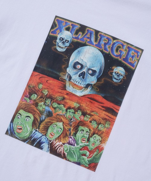 XLARGE（エクストララージ）の「ZOMBIE APOCALYPSE RINGER L/S TEE（Tシャツ/カットソー）」 - WEAR