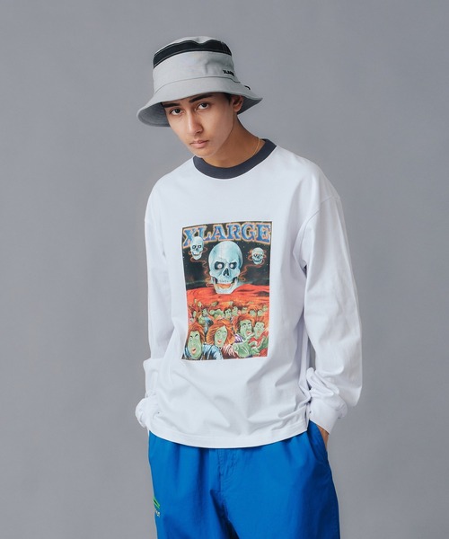Apocalypse Ringer XLARGE(エクストララージ)の「ZOMBIE APOCALYPSE RINGER L/S TEE(Tシャツ/カットソー)」 - WEAR