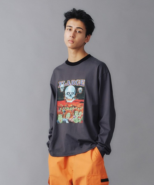 Apocalypse Ringer XLARGE(エクストララージ)の「ZOMBIE APOCALYPSE RINGER L/S TEE(Tシャツ/カットソー)」 - WEAR