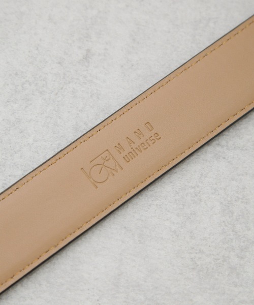 NANO universe(ナノユニバース)の「スプリットレザーベルト 2(ベルト・メンズ・ブラック/キャメル/ブラウン・FREE)」の12枚目の写真