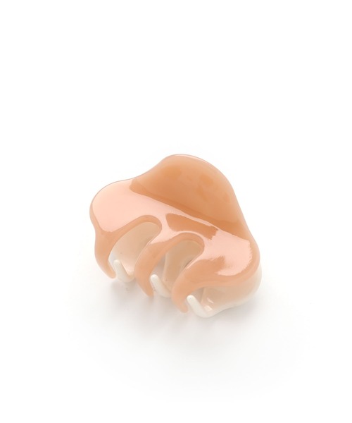 colleca la（コレカラ）の「バイカラーミニバンスクリップ（バレッタ/ヘアクリップ・レディース・イエロー/ブラック/ピンク・ﾌﾘ-）」の10枚目の写真