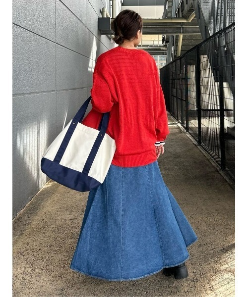 BACK NUMBER（バックナンバー）の「BACK NUMBER(バックナンバー)マーメイドスカート（スカート・レディース・ダークインディゴブルー・M/L）」の14枚目の写真