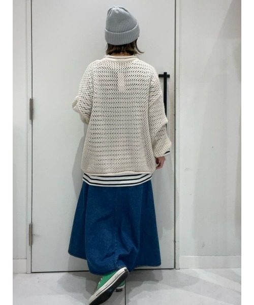 BACK NUMBER（バックナンバー）の「BACK NUMBER(バックナンバー)マーメイドスカート（スカート・レディース・ダークインディゴブルー・M/L）」の21枚目の写真