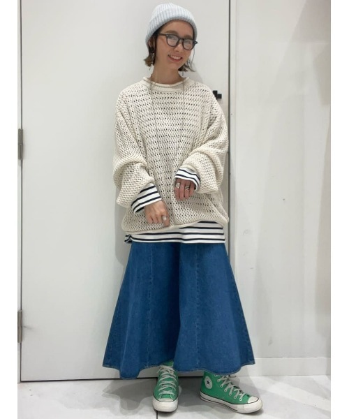 BACK NUMBER（バックナンバー）の「BACK NUMBER(バックナンバー)マーメイドスカート（スカート・レディース・ダークインディゴブルー・M/L）」の19枚目の写真