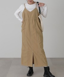 FREE'S MART | ◆配色ステッチナイロンキャミワンピース(ワンピース)