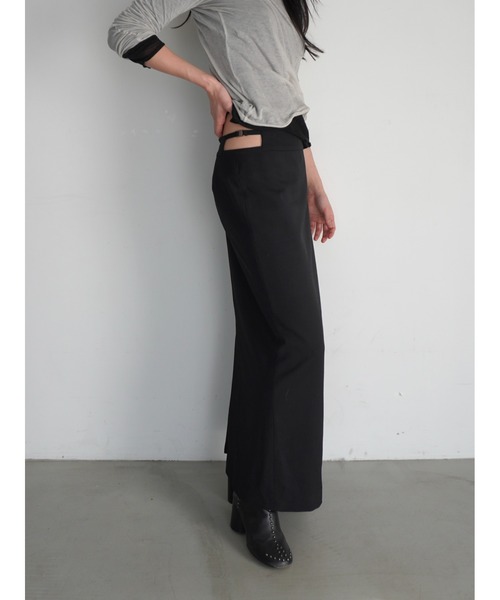 ENCIRCLE（エンサークル）の「【ENCIRCLE/エンサークル】Accent skirt/アクセントスカート（スカート・レディース・チャコールグレー/ブラック・2/1）」の18枚目の写真