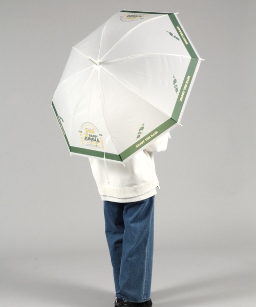niko and...（ニコアンド）の「オリジナルカレッジ風ビニール傘（長傘・レディース・グリーン/ブラウン・0）」の6枚目の写真