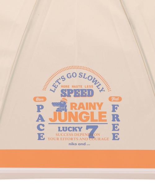 niko and...（ニコアンド）の「オリジナルカレッジ風ビニール傘（長傘・レディース・グリーン/ブラウン・0）」の16枚目の写真