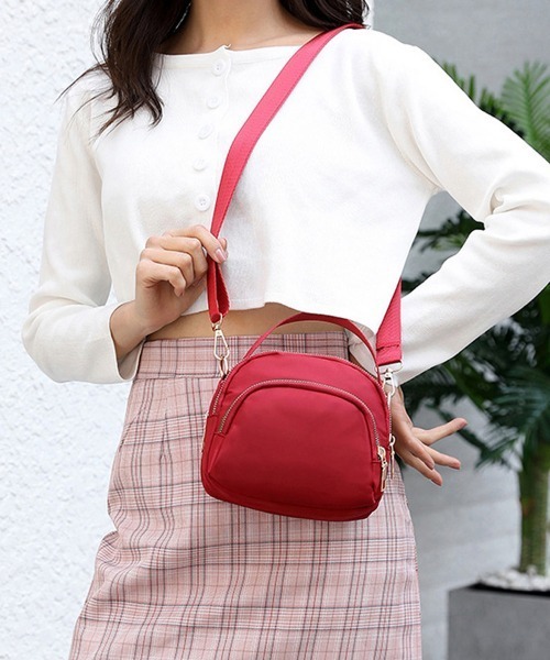 Miniministore(ミニミニストア)の「ミニショルダーバッグ 斜め掛けレディース(ショルダーバッグ・レディース・レッド/ネイビー/パープル/ブラック/ダークグレー・FREE)」の9枚目の写真