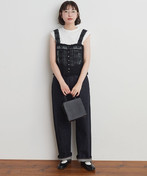 fig Ｌondon（フィグロンドン）の「Carol bustier（シャツ/ブラウス・レディース・ホワイト/ブラック・FREE）」の10枚目の写真