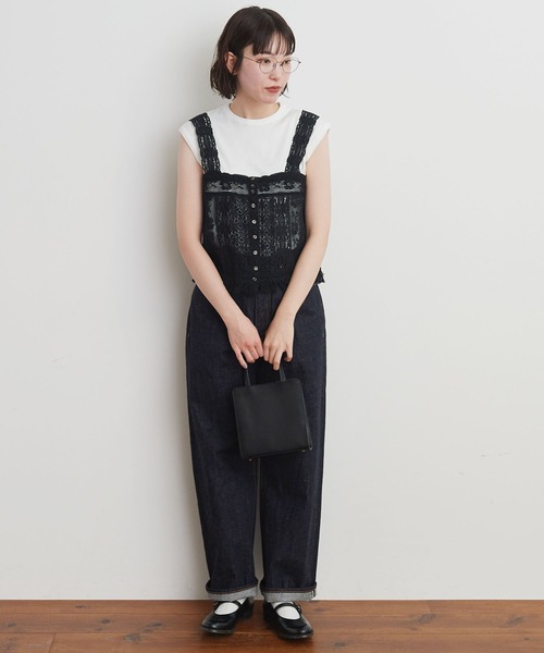 fig Ｌondon（フィグロンドン）の「Carol bustier（シャツ/ブラウス・レディース・ホワイト/ブラック・FREE）」の16枚目の写真