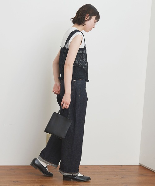 fig Ｌondon（フィグロンドン）の「Carol bustier（シャツ/ブラウス・レディース・ホワイト/ブラック・FREE）」の17枚目の写真