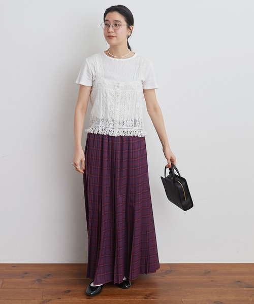 fig Ｌondon（フィグロンドン）の「Carol bustier（シャツ/ブラウス・レディース・ホワイト/ブラック・FREE）」の12枚目の写真